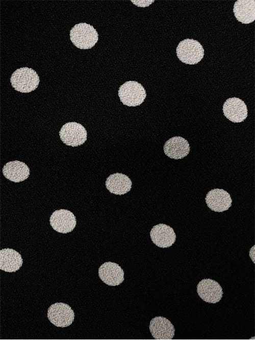 Abito corto a pois SAINT LAURENT | 686346Y3E091095